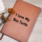 Love My Box Turtle - Vegan Leather Journal