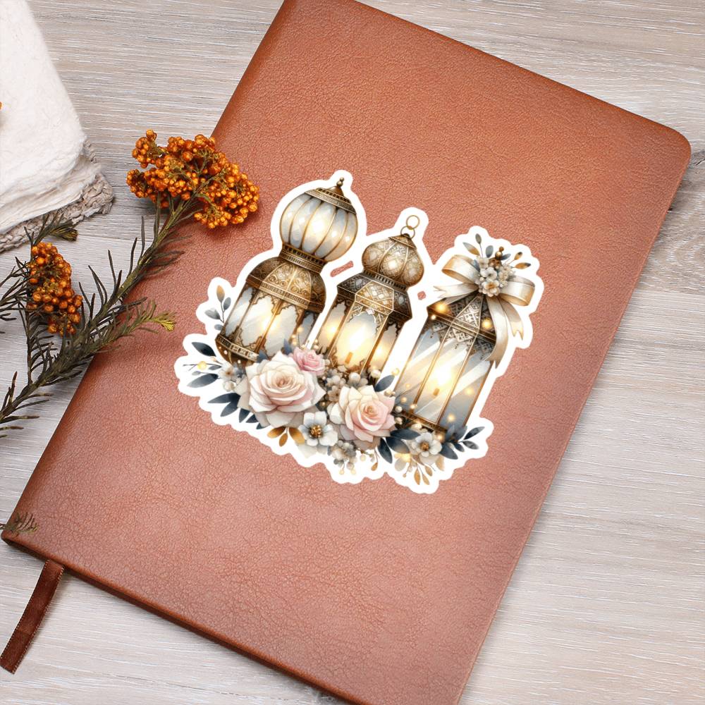 Luxury Wedding Decor Sticker 019 - Vegan Leather Journal
