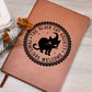 Vintage Halloween Signs 14 - Vegan Leather Journal