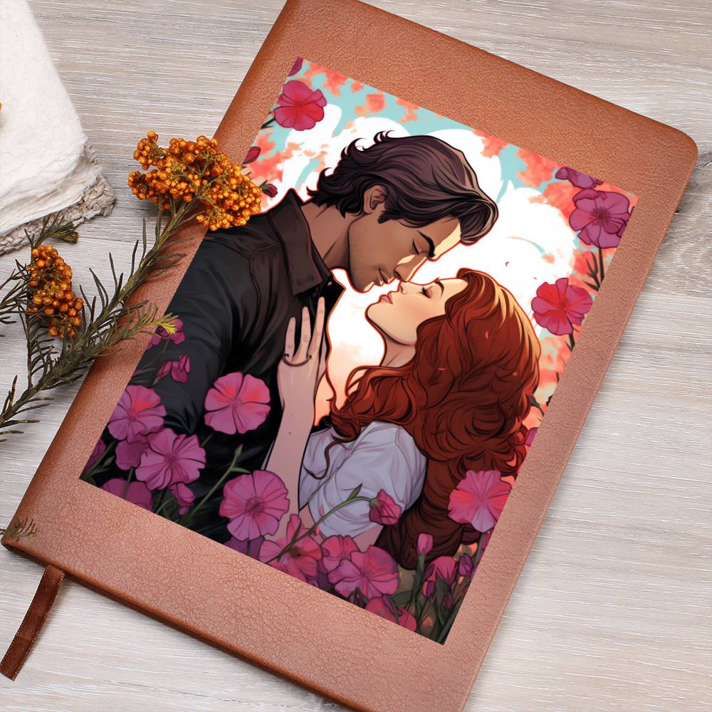 Valentine's Day Art 072 - Vegan Leather Journal