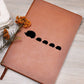Mama Hedgehog With 4 Hoglets - Vegan Leather Journal