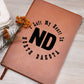 Heart In North Dakota v01 - Vegan Leather Journal