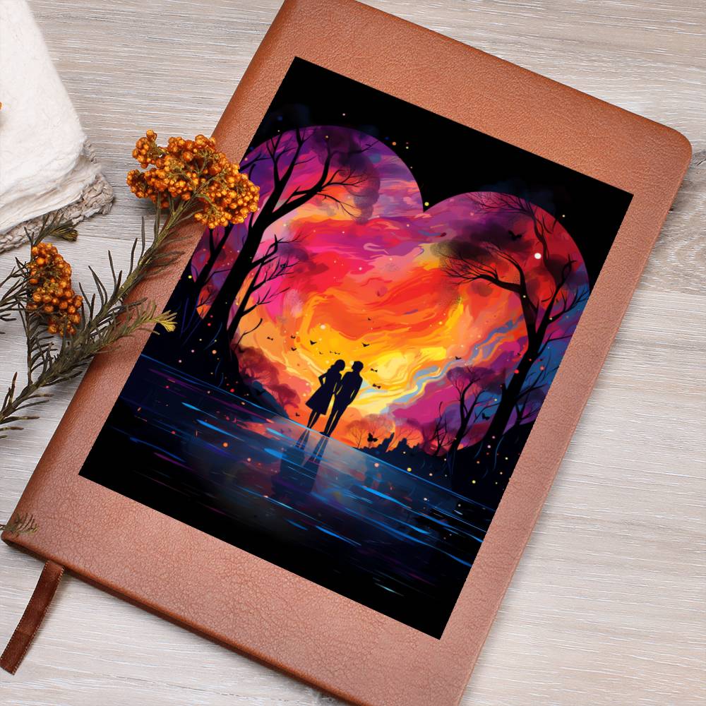 Valentine's Day Art 352 - Vegan Leather Journal