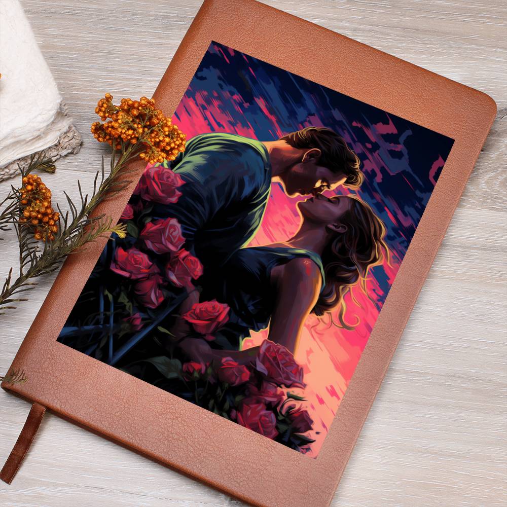 Valentine's Day Art 123 - Vegan Leather Journal