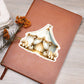 Luxury Wedding Decor Sticker 038 - Vegan Leather Journal