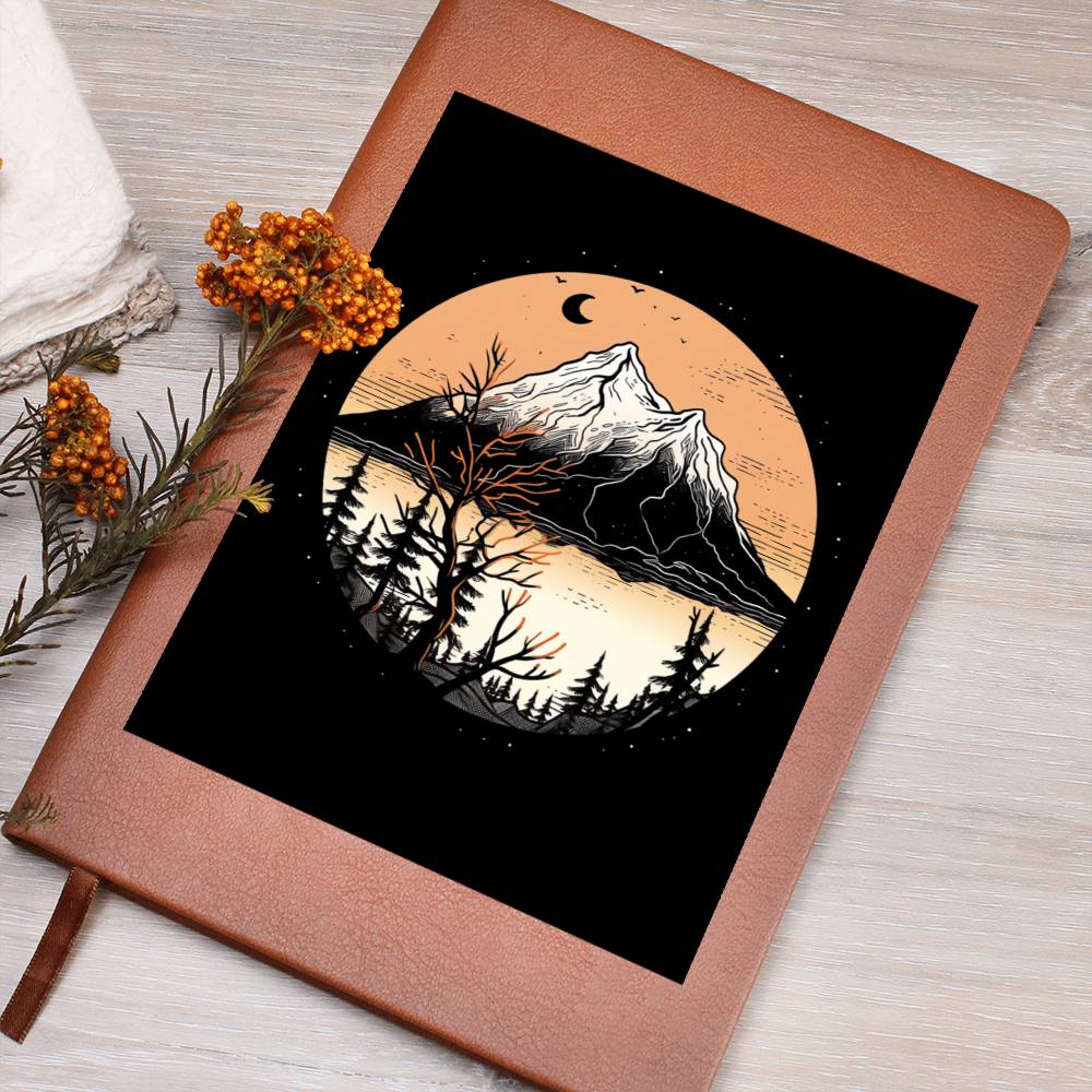 Minimalist BOHO Art 091 - Vegan Leather Journal