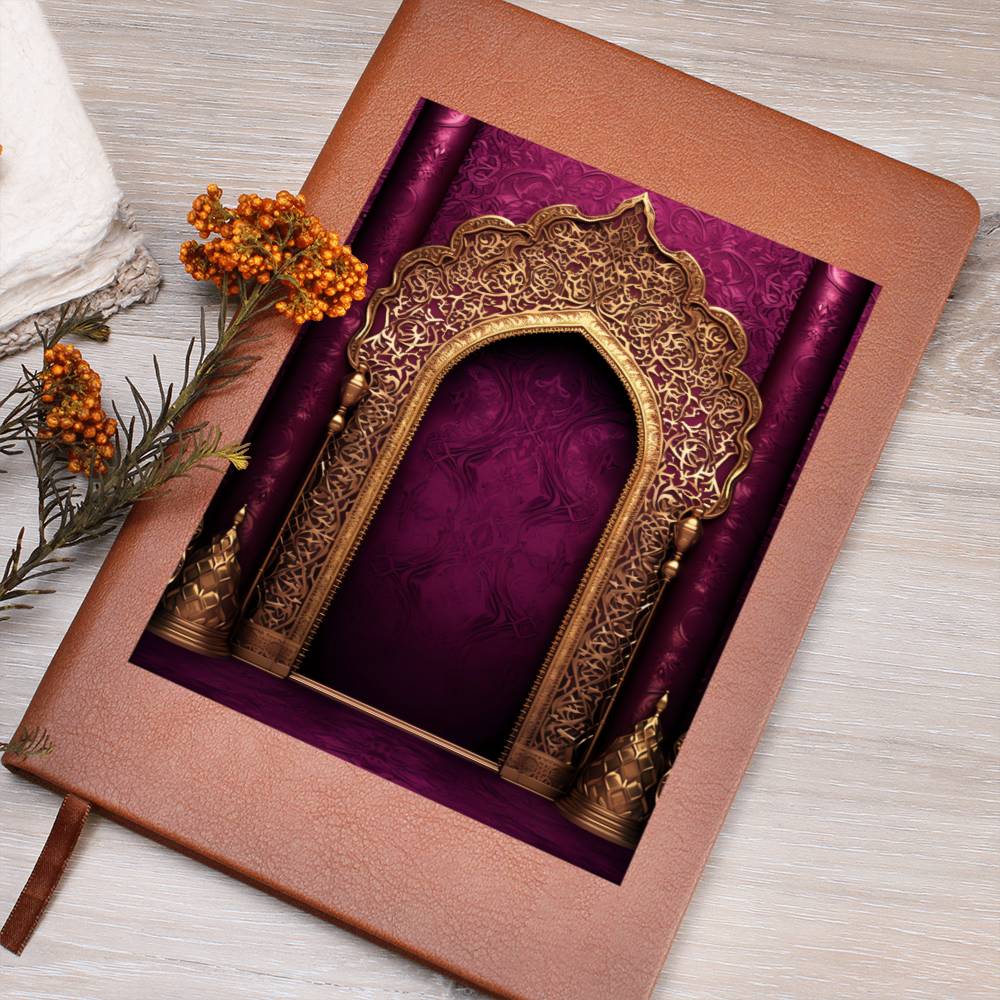 Ornate Gold Cover 080 - Vegan Leather Journal