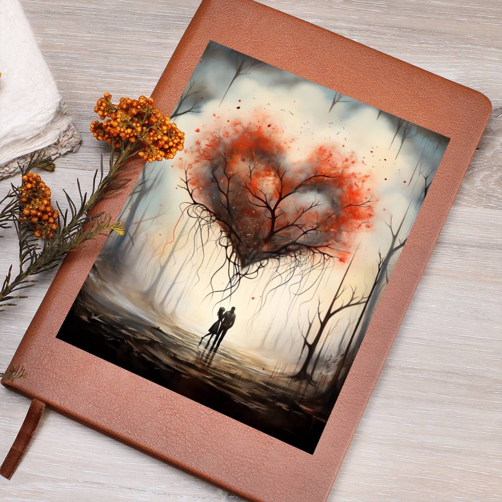 Valentine's Day Art 181 - Vegan Leather Journal