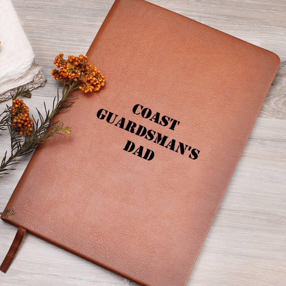 Coast Guardsman's Dad - Vegan Leather Journal
