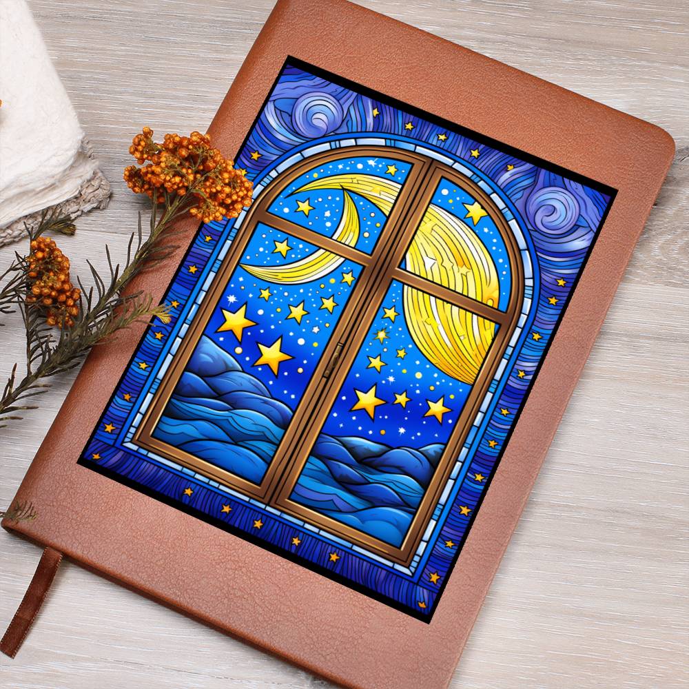 Minimalist BOHO Art 049 - Vegan Leather Journal