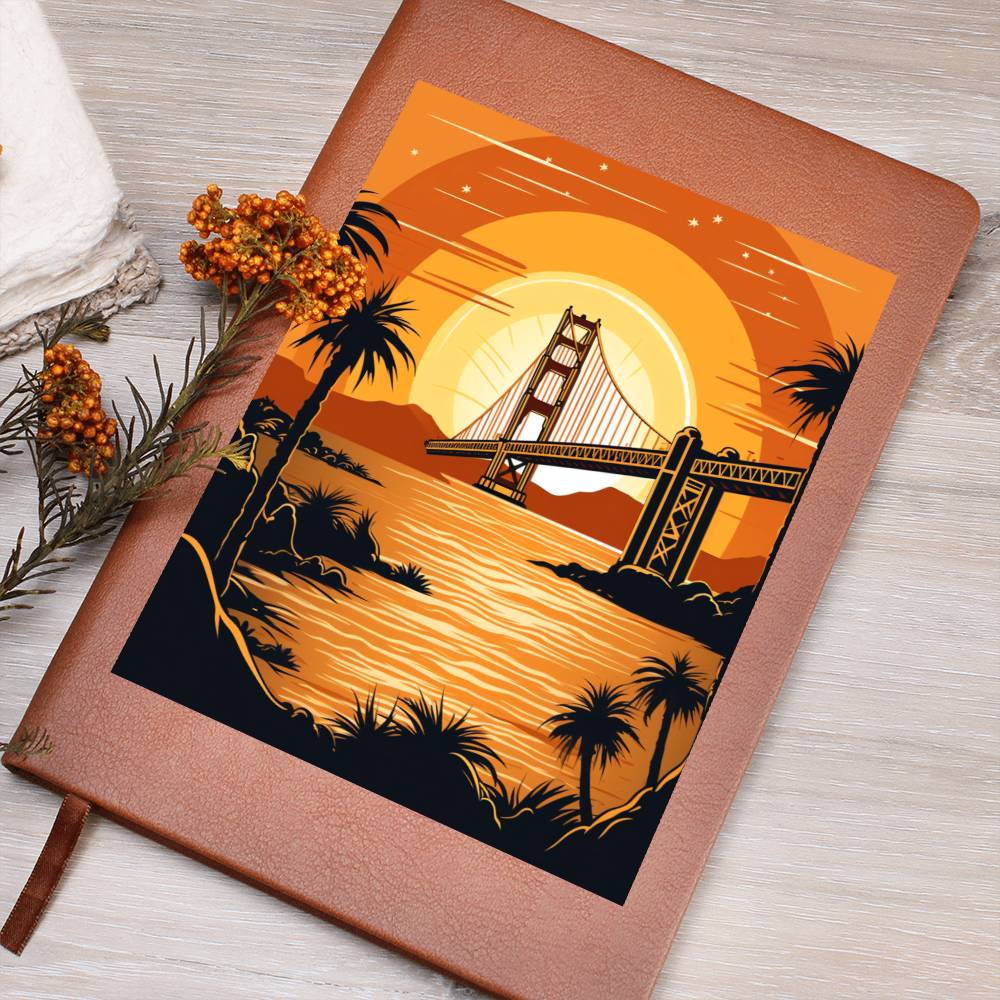 Minimalist BOHO Art 137 - Vegan Leather Journal