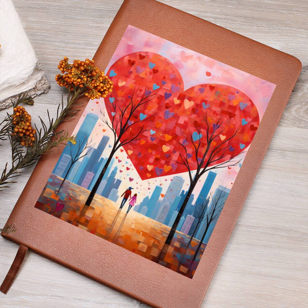 Valentine's Day Art 249 - Vegan Leather Journal
