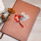 Christmas Cardinal 006 - Vegan Leather Journal