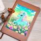 Cute Unicorn 071 - Vegan Leather Journal