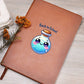 Cute Back to School Sticker 052 - Vegan Leather Journal