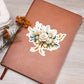 Luxury Wedding Decor Sticker 020 - Vegan Leather Journal