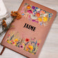 Jaime (Botanical Blooms) - Vegan Leather Journal