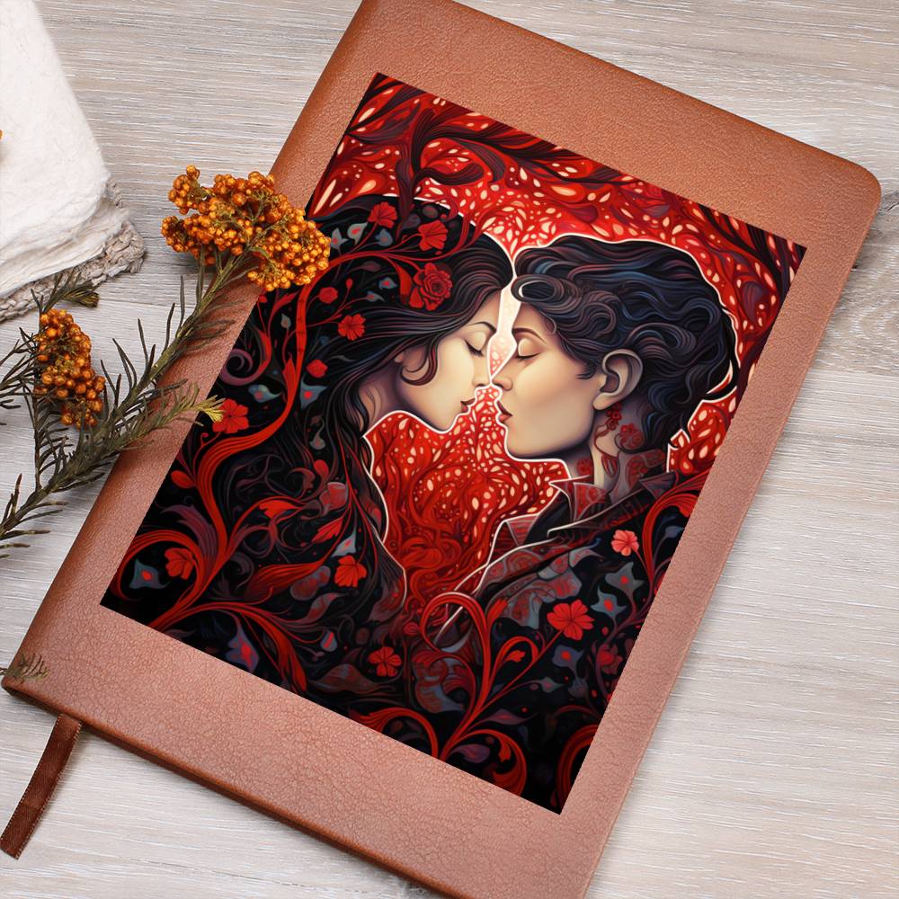 Valentine's Day Art 200 - Vegan Leather Journal