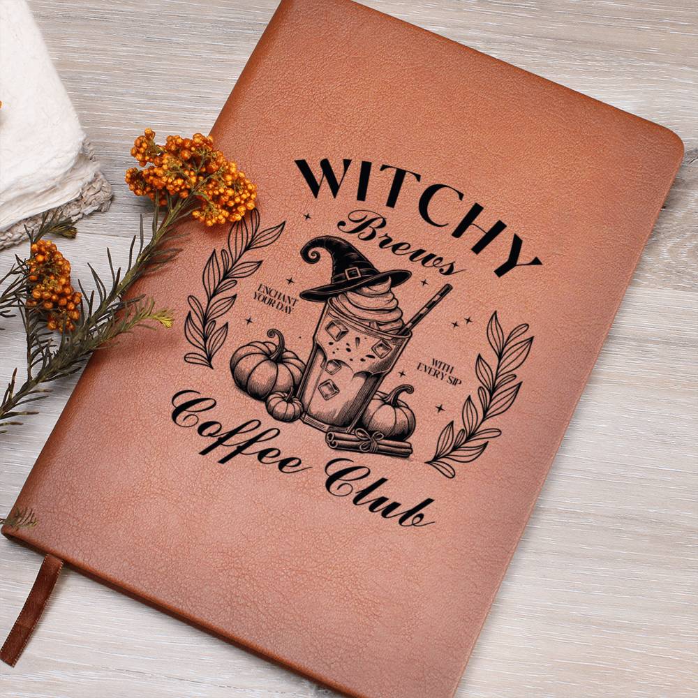 Halloween Witch Club 4 - Vegan Leather Journal