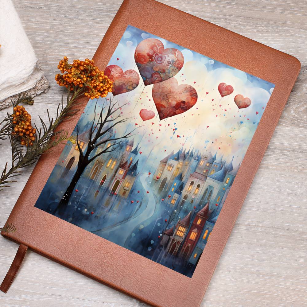 Valentine's Day Art 224 - Vegan Leather Journal