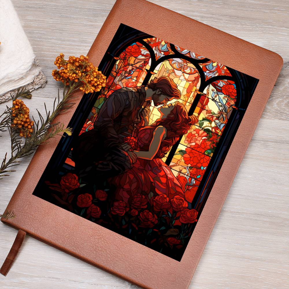 Valentine's Day Art 296 - Vegan Leather Journal