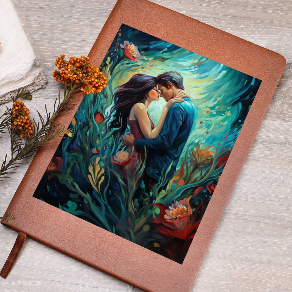 Valentine's Day Art 113 - Vegan Leather Journal