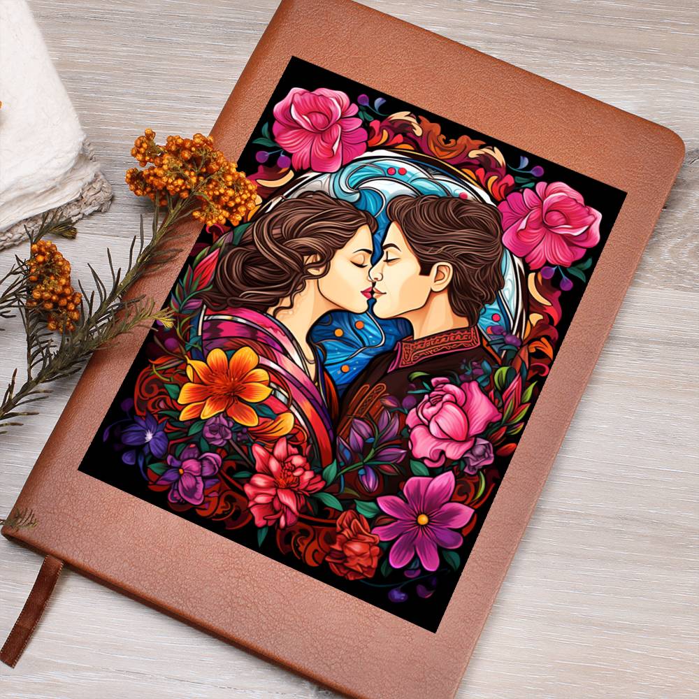 Valentine's Day Art 145 - Vegan Leather Journal