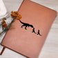 Mama Dinosaur With 2 Hatchlings - Vegan Leather Journal