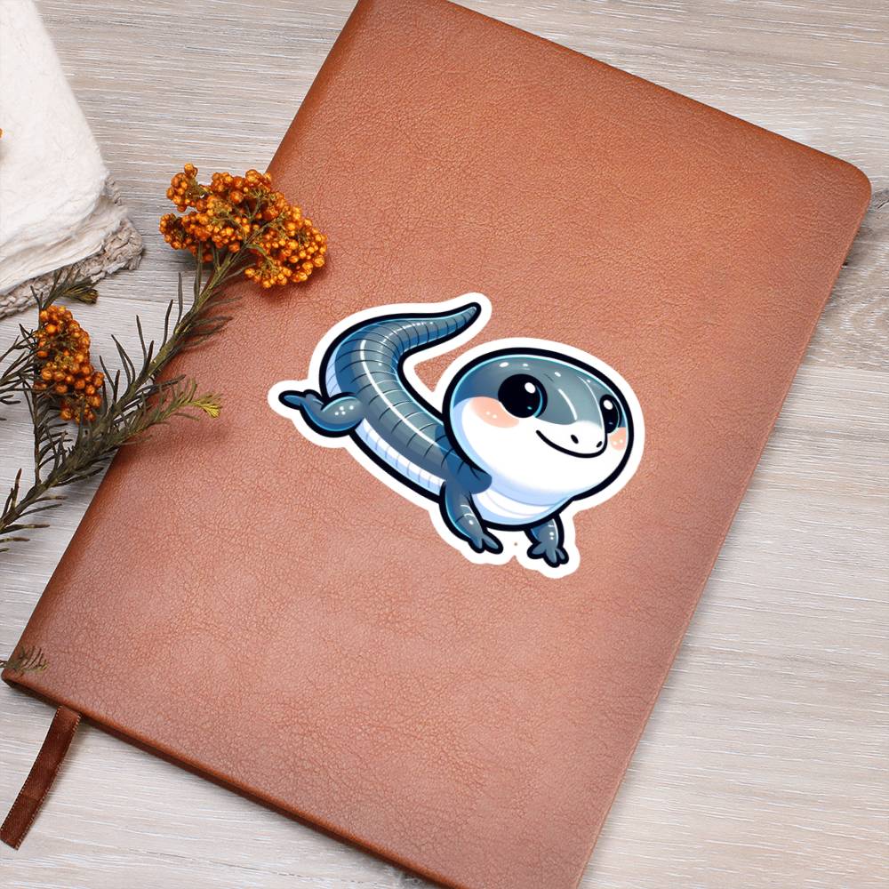 Cute Skink sticker 167 - Vegan Leather Journal