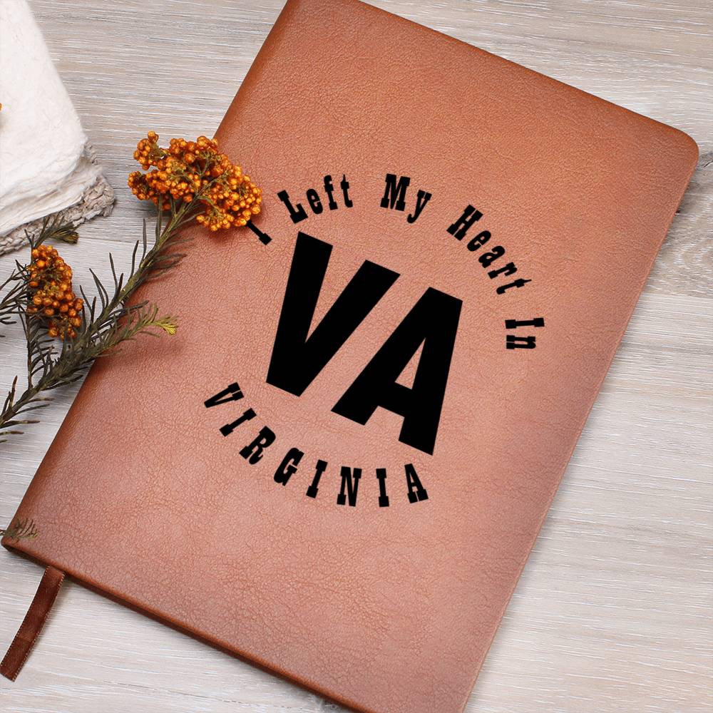 Heart In Virginia v01 - Vegan Leather Journal