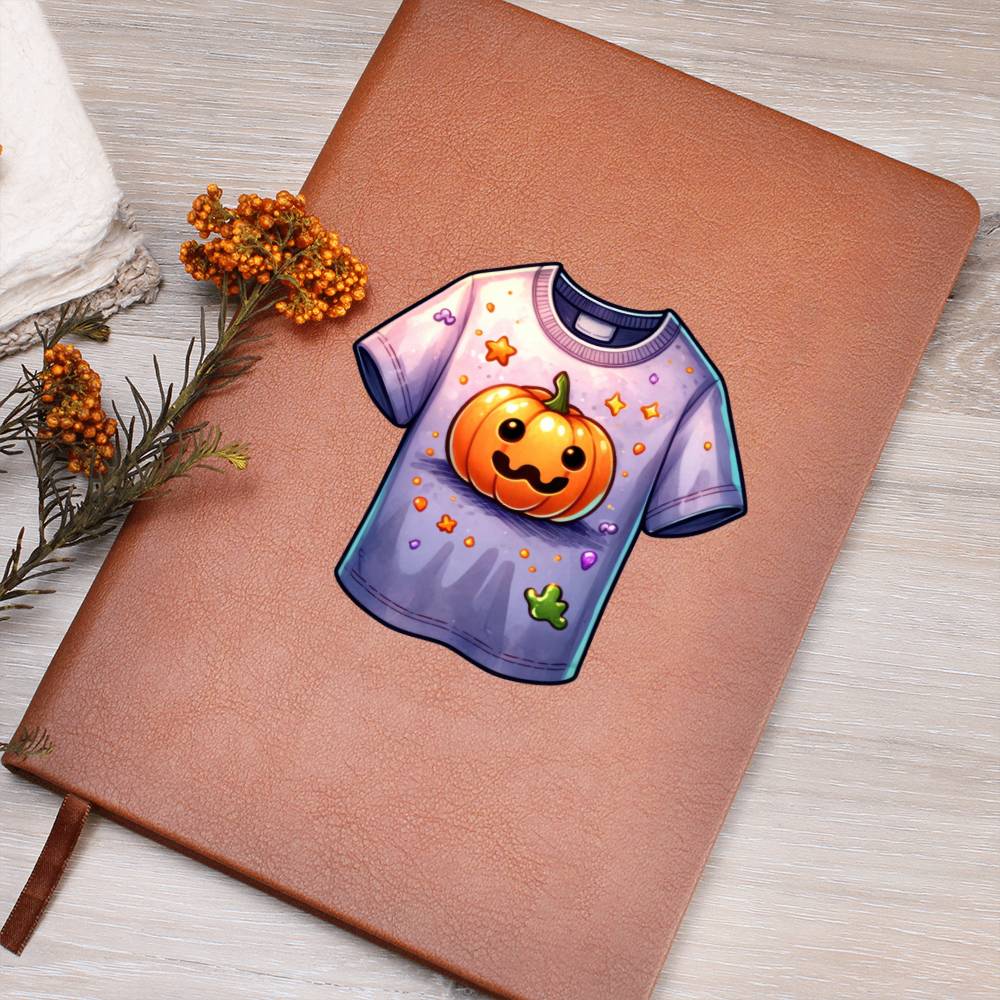 Cute Halloween Sticker 009 - Vegan Leather Journal