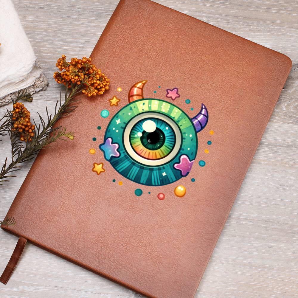 Cute Halloween Sticker 045 - Vegan Leather Journal
