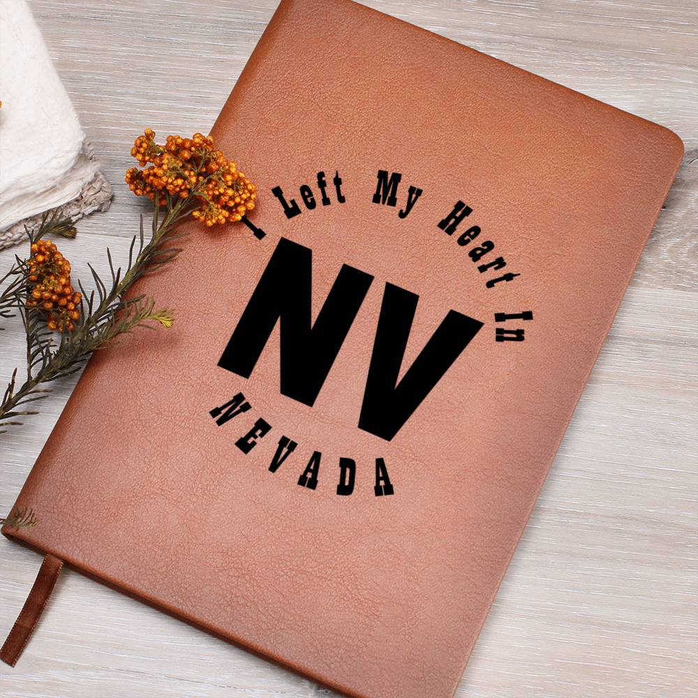 Heart In Nevada v01 - Vegan Leather Journal