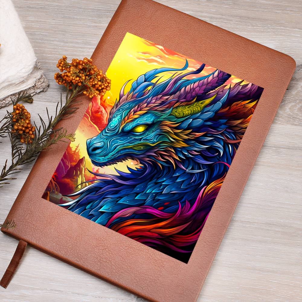 Majestic Dragon 018 - Vegan Leather Journal
