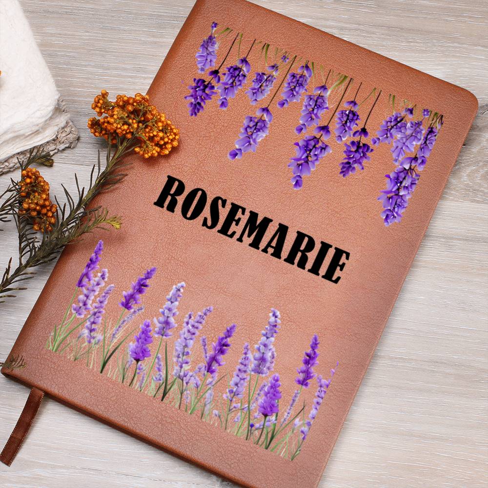 Rosemarie (Lavender) - Vegan Leather Journal