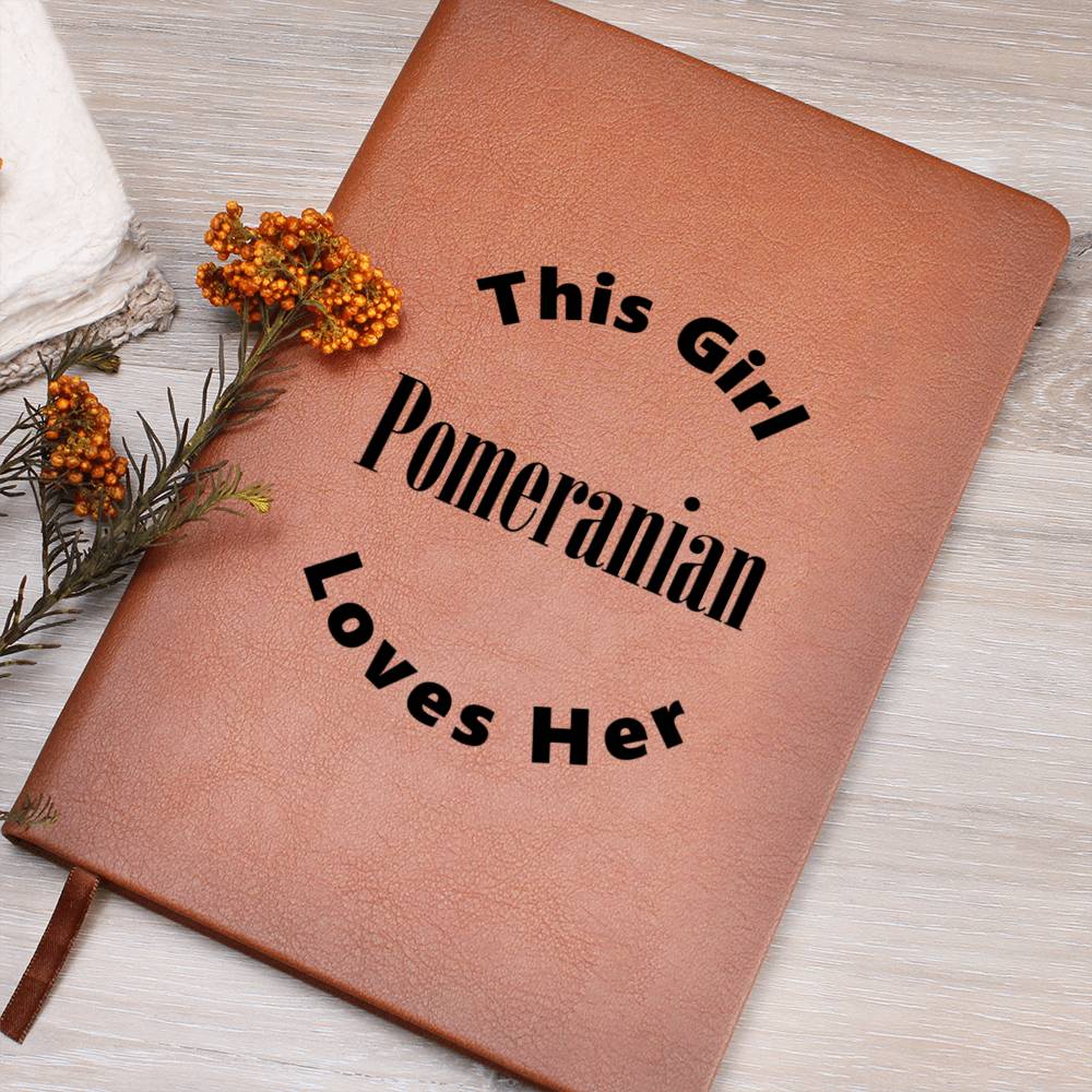 Pomeranian v2 - Vegan Leather Journal