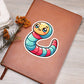 Cute Worm sticker 220 - Vegan Leather Journal