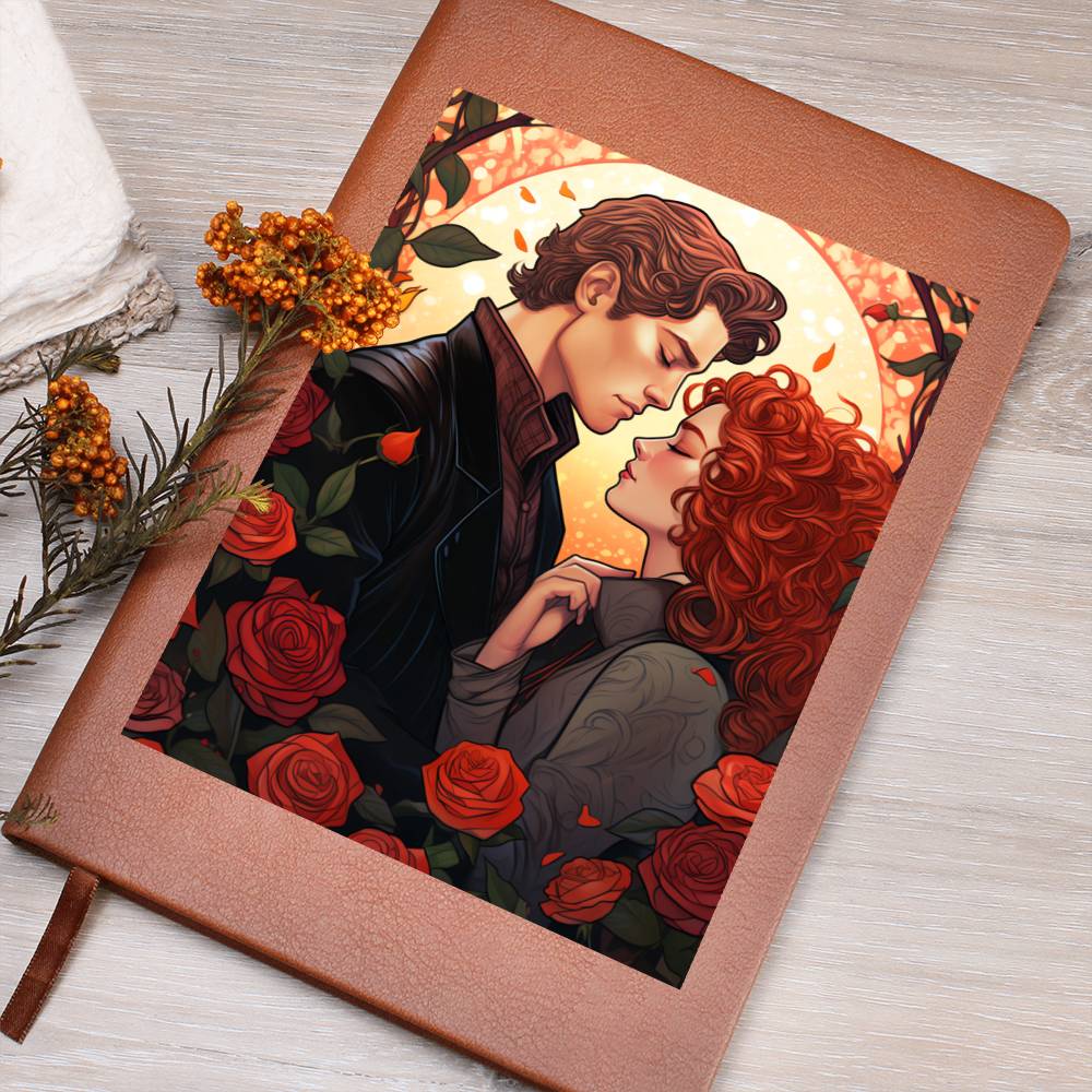 Valentine's Day Art 358 - Vegan Leather Journal