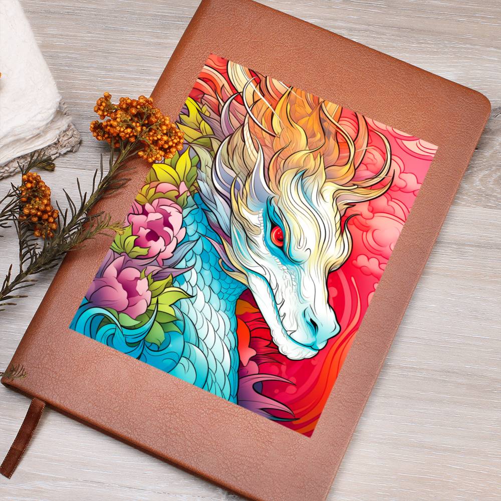 Majestic Dragon 009 - Vegan Leather Journal