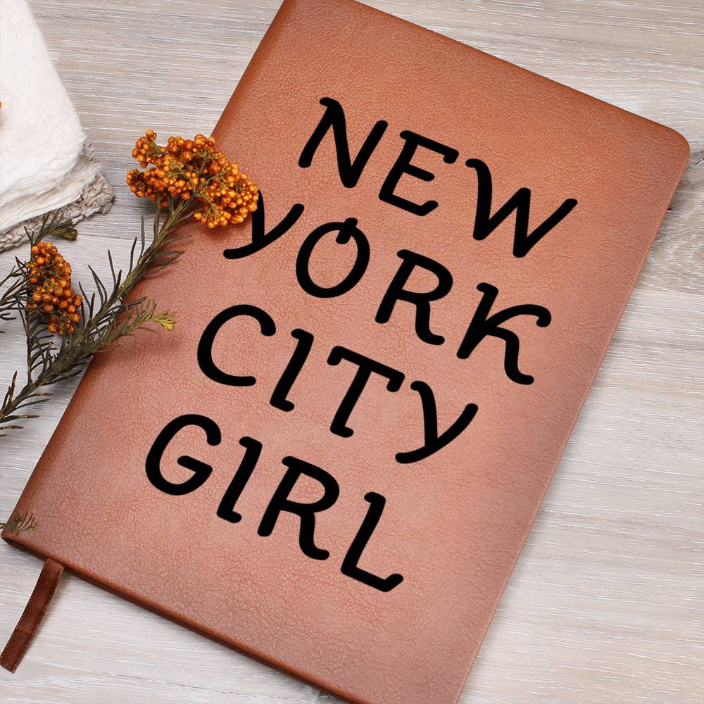 New York City Girl - Vegan Leather Journal