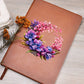 Floral Flower Wreath 132 - Vegan Leather Journal