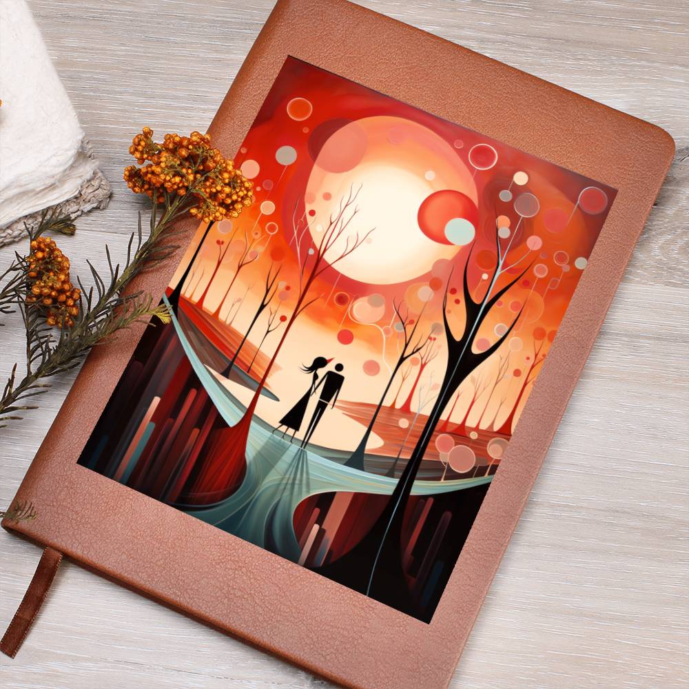 Valentine's Day Art 146 - Vegan Leather Journal