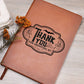 Vintage Halloween Signs 13 - Vegan Leather Journal