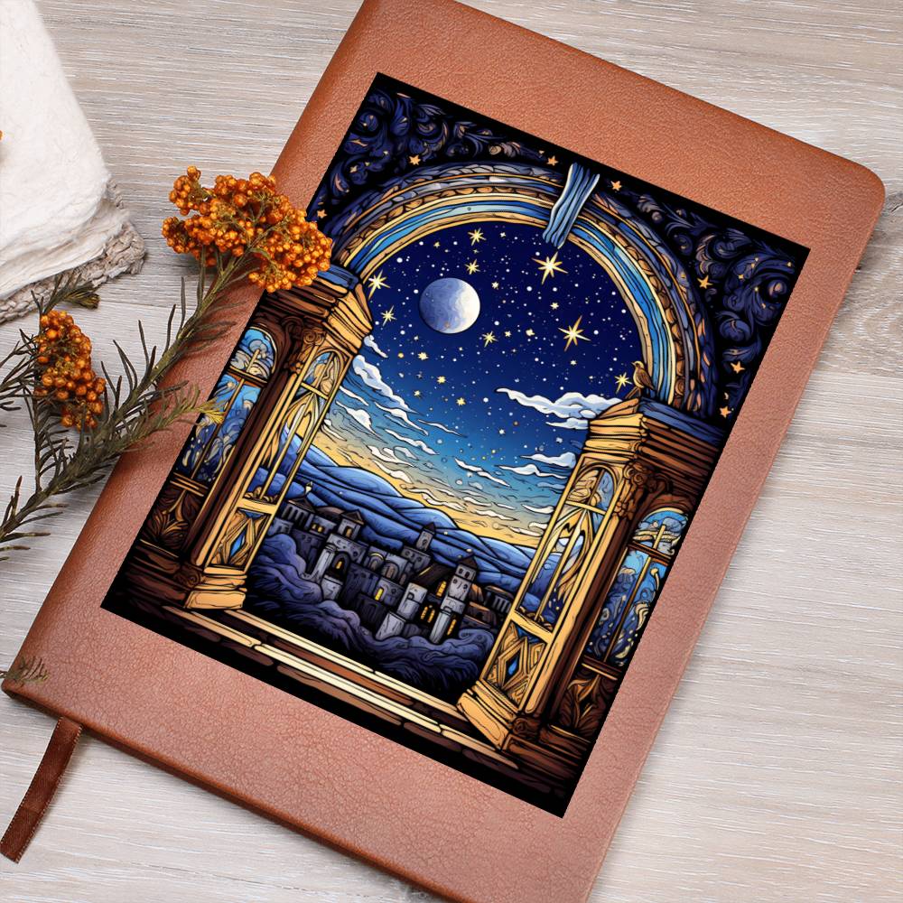 Minimalist BOHO Art 135 - Vegan Leather Journal