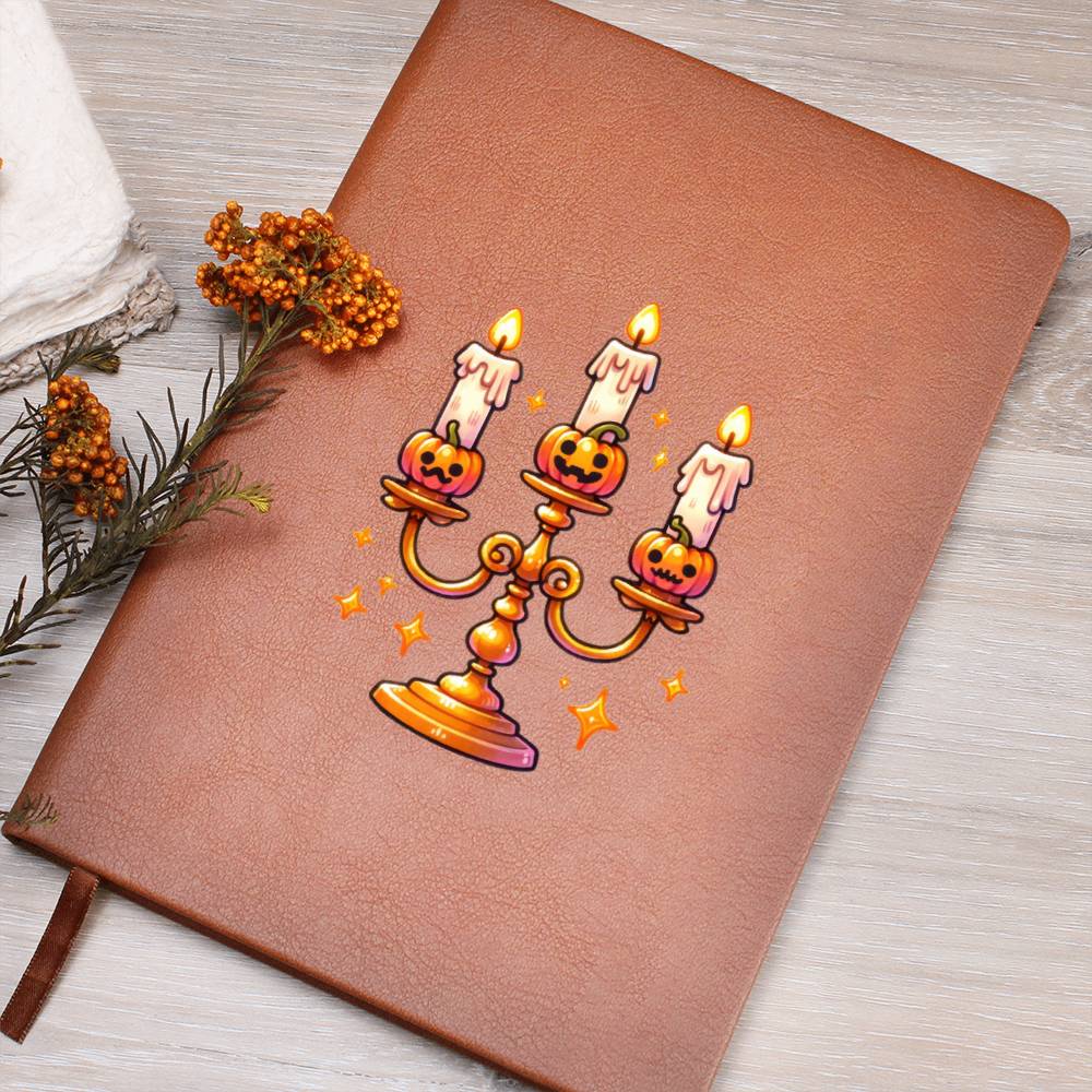 Cute Halloween Sticker 061 - Vegan Leather Journal