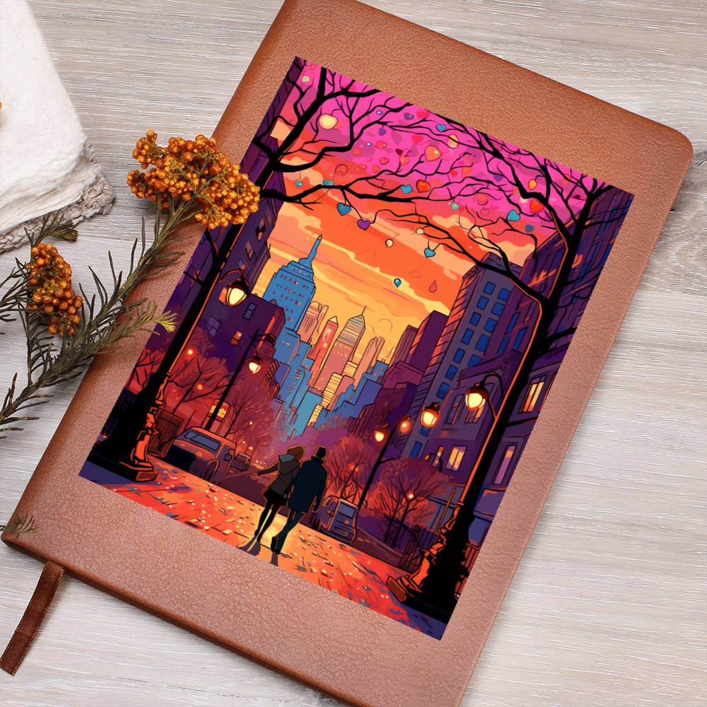 Valentine's Day Art 218 - Vegan Leather Journal