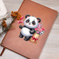 Valentine's Day Panda 007 - Vegan Leather Journal