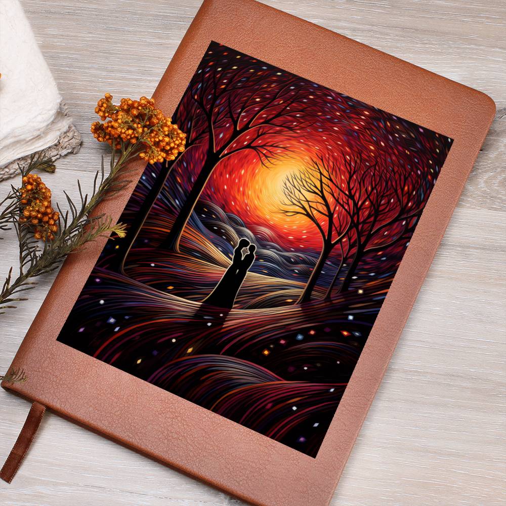 Valentine's Day Art 314 - Vegan Leather Journal