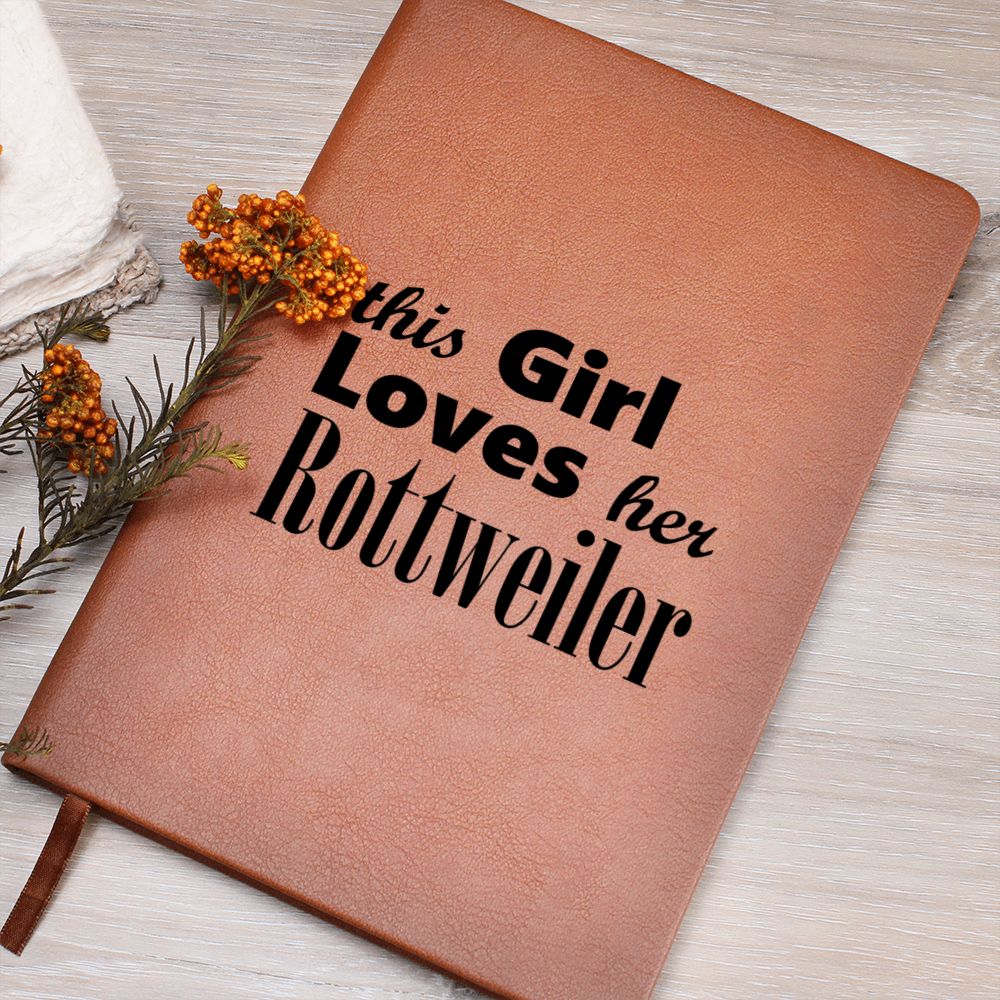 Rottweiler - Vegan Leather Journal