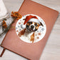 Christmas Dog - American Staffordshire Terrier - Vegan Leather Journal